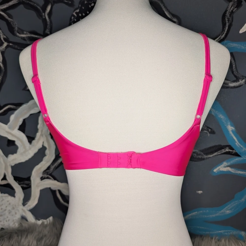 Vibrant Pink Victoria's Secret Push Up Bra 34d